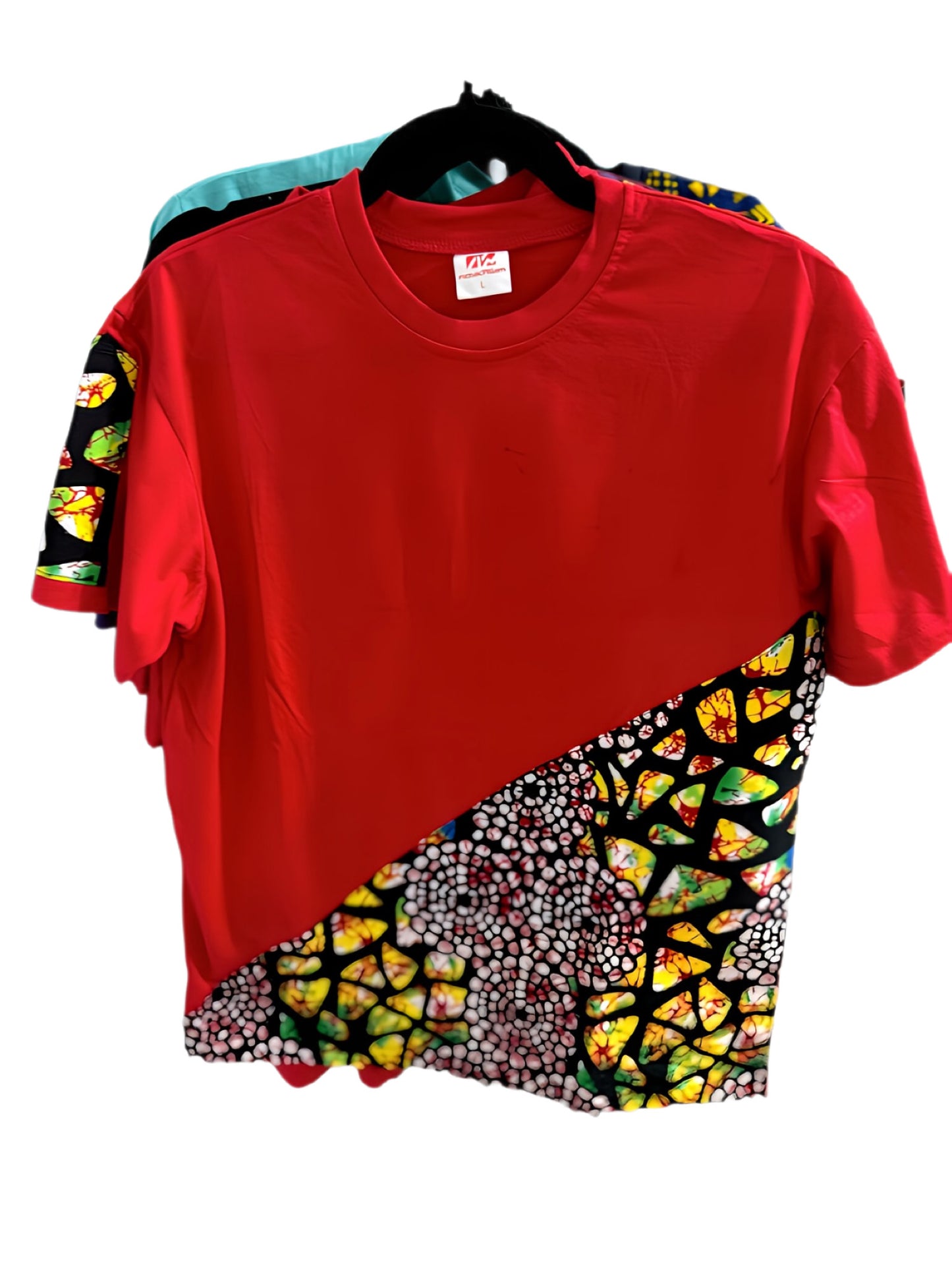 Red T-Shirt With Print Design