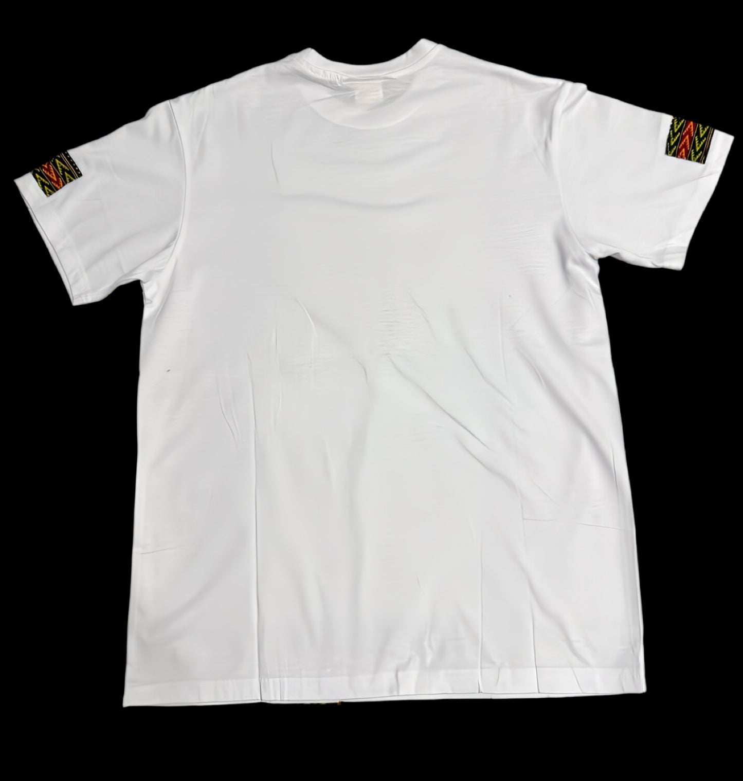 African dashiki T-Shirt White Short Sleeve