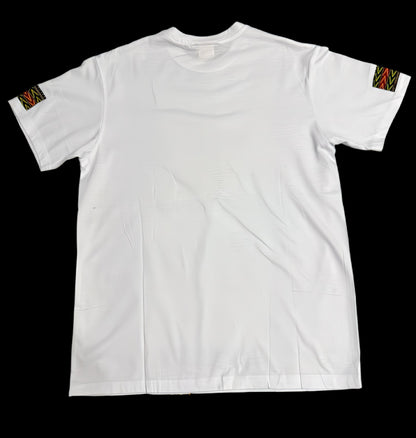 African dashiki T-Shirt White Short Sleeve
