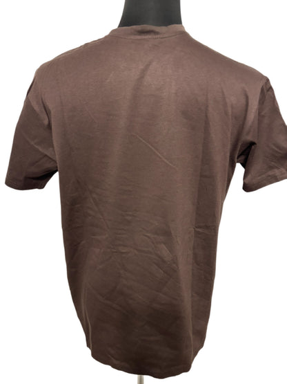 Brown T-shirt with Adinkra symbols