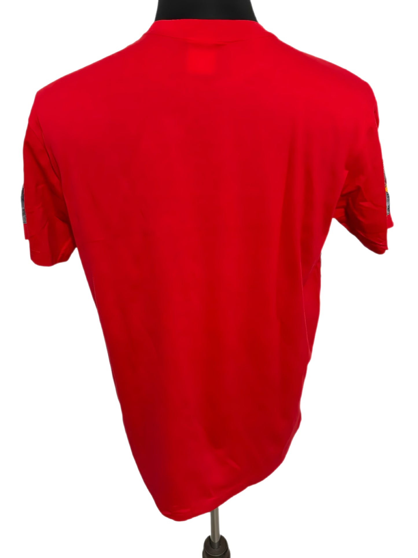 RED T-SHIRT WITH SUNSET