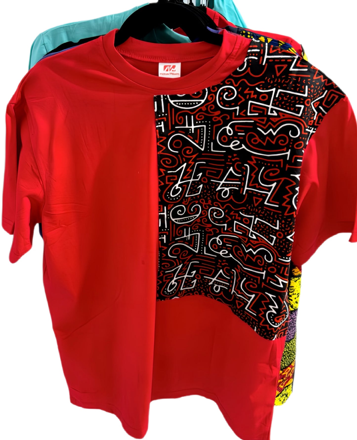Red T-Shirt With Numerics