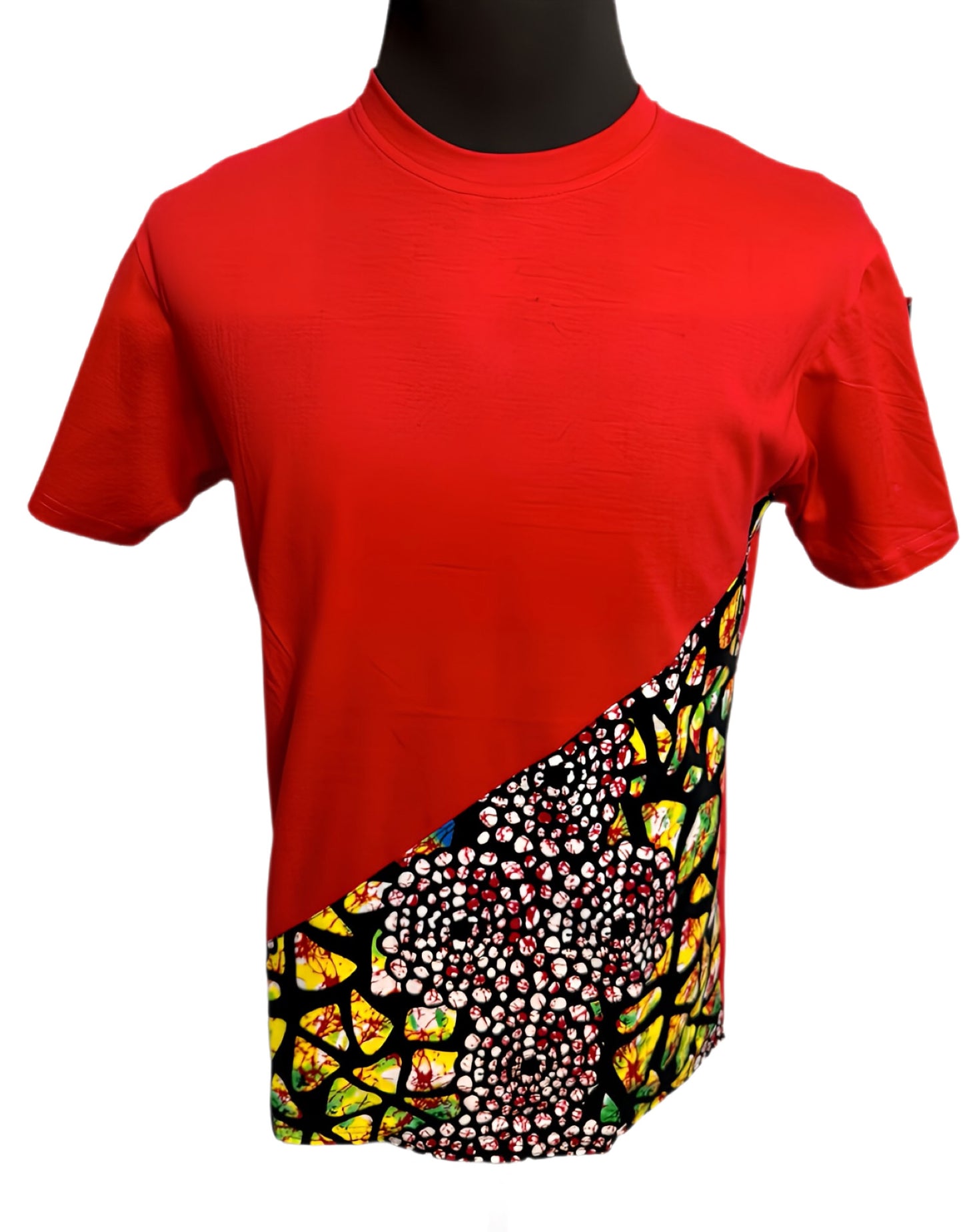 Red T-Shirt With Print Design